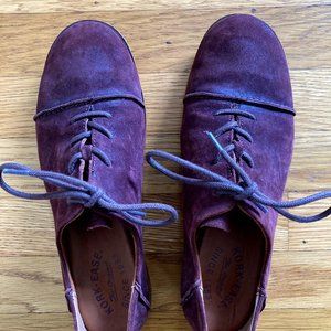 Kork-Ease Women's Tillery Oxfords Deep Maroon Suede/Size 7.5